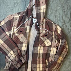Cozy Plaid Hooded Jacket